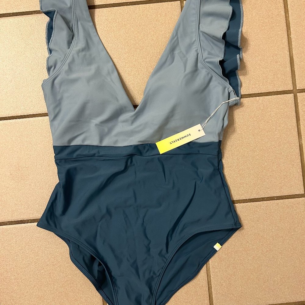 Summersalt Ruffle Backflip Bay & Seaspray - Size 8